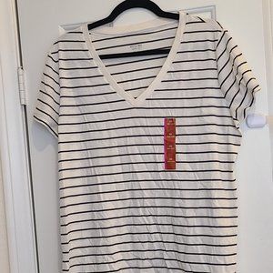 white and black striped tre